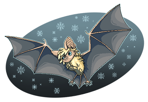 Rendering of a pallid bat character. Gift art. Character (c) TheNotChicken &amp; AkonyxFox